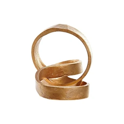 Afbeelding van Decoratieve figuren DKD Home Decor Gouden Abstract 24 x 16 18 cm