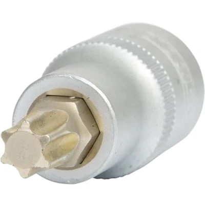 Afbeelding van KS TOOLS 911.1367 E Steeksleutelelement DIN 3120, ISO 1174, ISO1174 T50 Chroom vanadium staal Torx gekarteld