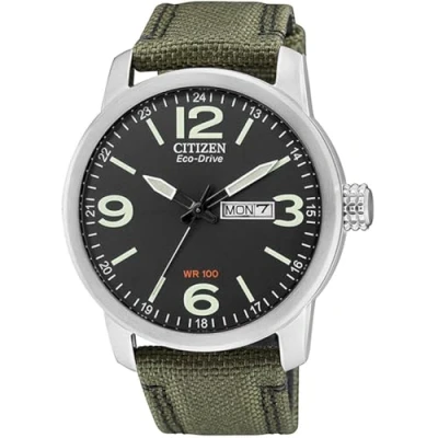Afbeelding van Citizen Eco Drive Horloge 42 mm Zilverkleurig / Zwart Solar uurwerk