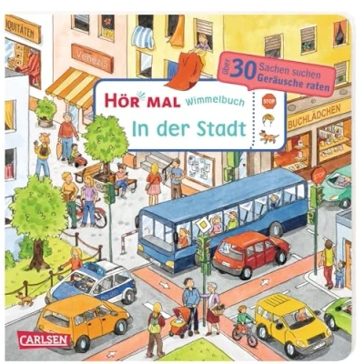 Afbeelding van Hör mal (Soundbuch): Wimmelbuch: In der Stadt