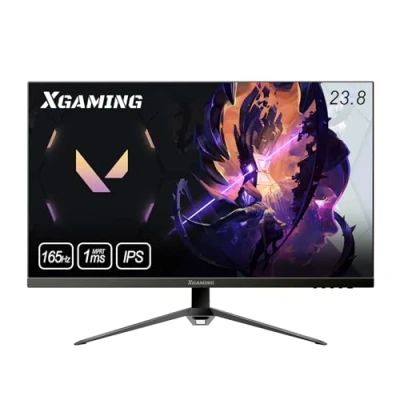 Afbeelding van XGaming Gaming PC Monitor 23,8 inch, 165Hz, Full HD (1920 x 1080), IPS, 1ms MPRT, FreeSync, 250 CD/m², sRGB 99%, HDMI, DisplayPort, VESA, Eye Care, zonder geïntegreerde luidspreker
