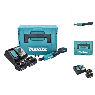 Afbeelding van Makita DWR 180 RMJ accuschroevendraaier 18 V 47,5 Nm 1/4&quot; 3/8&quot; + 2x accu 4.0 Ah lader Makpac