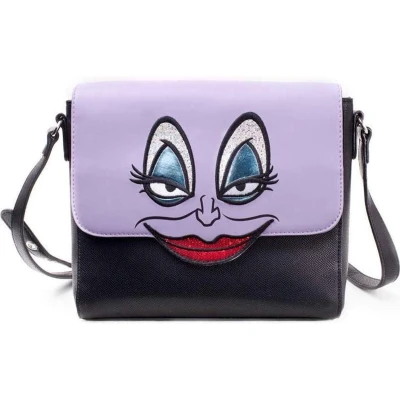 Afbeelding van Disney Ariel De Kleine Zeemeermin Schoudertas Ursula Croco Zwart/Paars