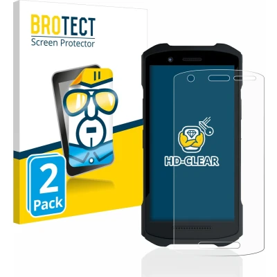 Afbeelding van BROTECT Screenprotector voor Zebra TC21/ TC26 Folie Beschermfolie transparant (2 Stuks)