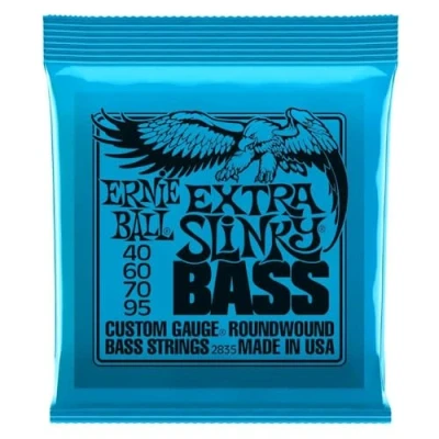 Afbeelding van Ernie Ball 2835 Extra Slinky Bass Nickel Wound 040 bassnarenset