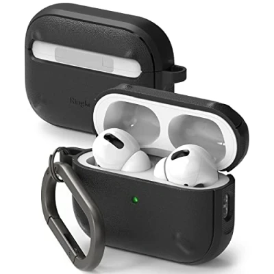 Afbeelding van Ringke Onyx AirPods Pro 2 case, gepantserde hoes voor hoofdtelefoon, zwart
