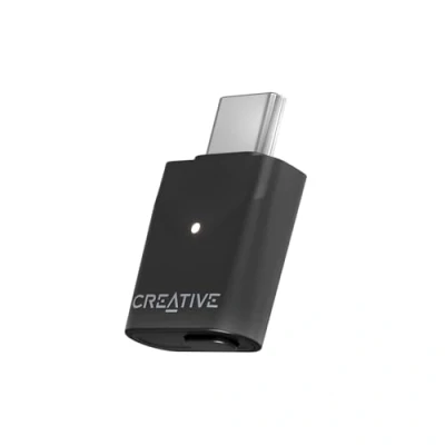 Afbeelding van CREATIVE BT W6 Bluetooth 5.4 en LE draadloze audiozender met Snapdragon geluid, verliesvrije aptX, lage latentie audio tot 24 bits/96 kHz, werkt pc/Mac/gameconsoles