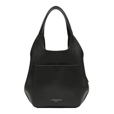 Afbeelding van Liebeskind Tote M Noos Soft Nappa dameshandtas, zwart.