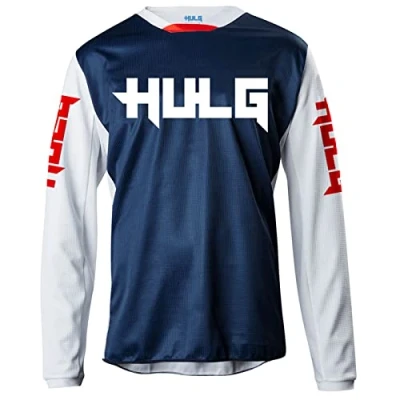 Afbeelding van Fietsshirt voor heren, lange mouwen, fietsshirt, MTB, kleding, korte ademend, wielrennen, T shirt