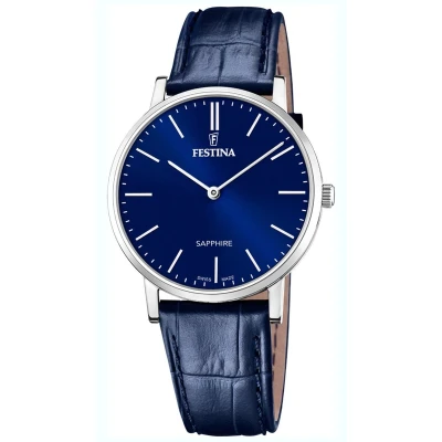 Afbeelding van Festina swiss made F20012/3 Mannen Quartz horloge