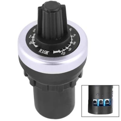 Afbeelding van Litensh LA42DWQ draaipotentiometer converter 22 mm 10K variabele weerstand ohm