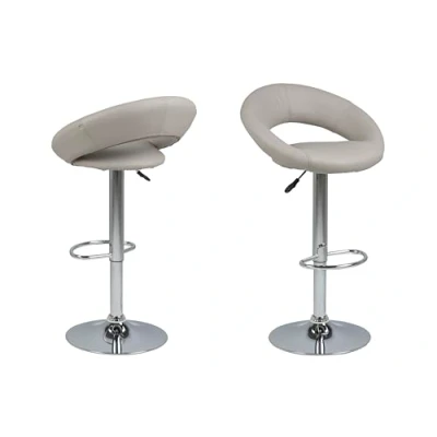 Afbeelding van AC Design Furniture Barkruk, kleur Tortora, 1 stuk