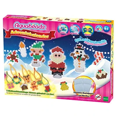 Afbeelding van Aquabeads De adventskalender 31579 koffer creatieve hobby&#039;s