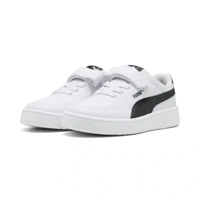 Afbeelding van Court Classic Clean sneakers, Zwart/Wit, Maat 32,5 PUMA