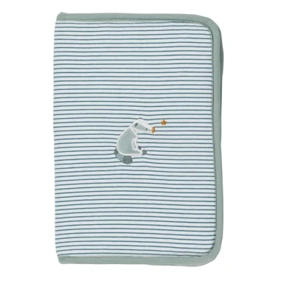 Afbeelding van Nattou Felix &amp; Leo Bescherming Gezondheidsboekje 25 cm Dusty blauw