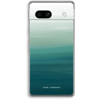 Afbeelding van Case Company® hoesje geschikt voor Google Pixel 7A Ocean Soft Cover Telefoonhoesje Bescherming aan alle Kanten en Schermrand