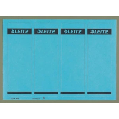 Image de Esselte leitz 16852035 lot de 100 étiquettes autocollantes pour dos classeur, format large et court (bleu)
