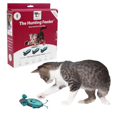 Afbeelding van Doc &amp; Phoebe interactieve voerbak voor katten hunting feeder