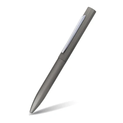Afbeelding van Online OCTOPEN balpen, hoogwaardige grijze metalen verwisselbare vulling, blauwe inkt, onuitwisbaar, cadeau idee