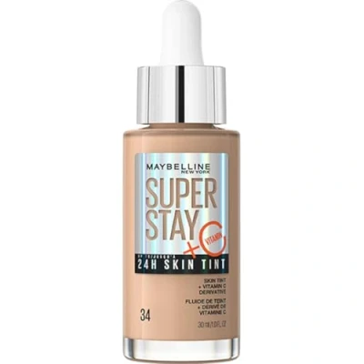 Afbeelding van 1+1 gratis: Maybelline SuperStay 24H Skin Tint Foundation 34