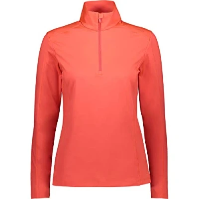 Afbeelding van Cmp 30l1086 Fleece Met Halve Rits Rood L Vrouw
