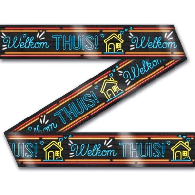Afbeelding van Afzet lint Welkom Thuis Neon 12mtr