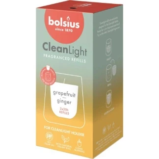 Afbeelding van Cleanlight navulling Grapefruit &amp; Ginger 2 stuks Bolsius