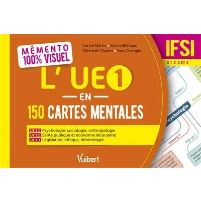 Image de Mémento 100% visuel L&#039;UE 1 en 150 cartes mentales IFSI