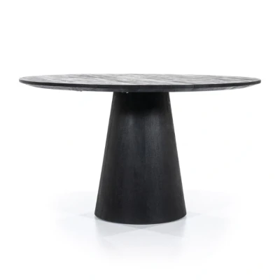 Afbeelding van Eleonora Eettafel Aron Zwart Ø130 76,00cm x 130,00cm