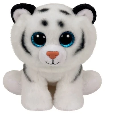 Afbeelding van Ty Beanie Babies pluche dier Tundra de tijger, 23 cm