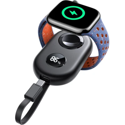 Afbeelding van Joyroom Oplader voor Apple Watch JR W09 (zwart), Smartwatch accessoires, Zwart