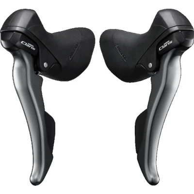 Afbeelding van Shimano Versteller /remhendelset 2 x 8 speed Claris ST R2000 grijs/zwart