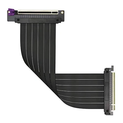 Image de Cooler Master Riser Cable Ver. 2 Câble PCI Express x16 (F) incliné pour (M) 30 cm colonne montante noir