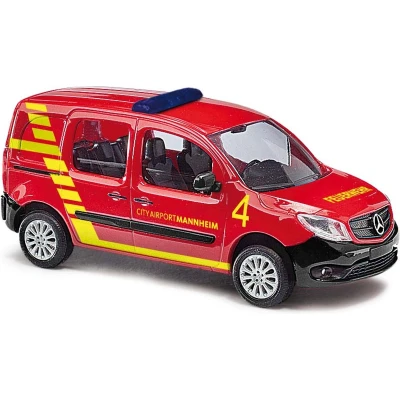 Afbeelding van Busch 50665 H0 Hulpdienstvoertuig Mercedes Benz Citan combi City Airport Mannheim