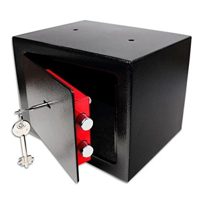 Afbeelding van Schramm® Safe with Lock Mini Wall Furniture Key Black