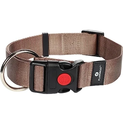 Afbeelding van Flamingo Hondenhalsband Asp 55 75cm 40mm Grijs