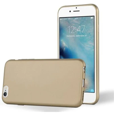 Afbeelding van Cadorabo Hoesje geschikt voor Apple iPhone 6 / 6S in METALLIC GOUD Beschermhoes gemaakt van flexibel TPU silicone Case Cover