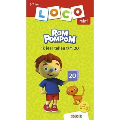 Afbeelding van Mini Loco Rompompom ik leer tellen t/m 20