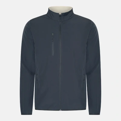 Afbeelding van Mario Russo Softshell Jas heren Winterjas Jassen Winddicht en waterafstotend Navy M