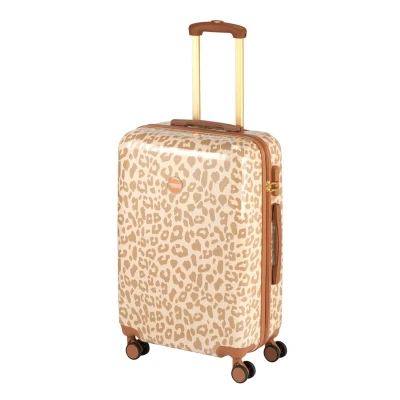 Afbeelding van Princess Traveller Animal Print Medium Trolley leopard Harde Koffer