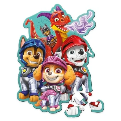Afbeelding van Trefl houten puzzel: Paw Patrol, avonturen met Patrol 50 stukjes, puzzel vormen, puzzel, onregelmatige 10 figuren, voor kinderen vanaf 5 jaar