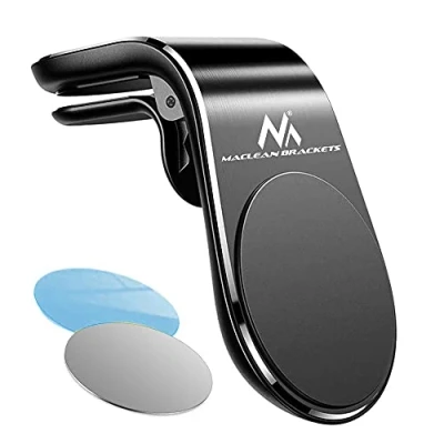 Afbeelding van Autotelefoonhouder Maclean, magnetisch, universeel, voor ventilatierooster, ABS materiaal, MC 326
