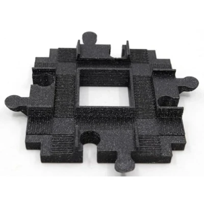 Afbeelding van TracksCreations Crossover voor trein, compatibel met Duplo