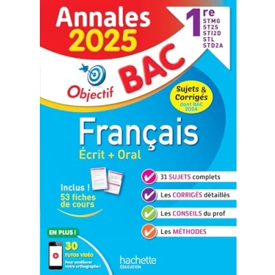 Afbeelding van FRANCAIS 1RES STMG STI2D ST2S STL STD2A STHR