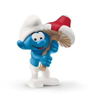 Afbeelding van schleich de Smurfen Smurf met gelukspaddenstoel 20819