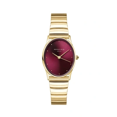 Afbeelding van Rosefield dames The Oval horloge OVGSG OV15 in de kleur Goud