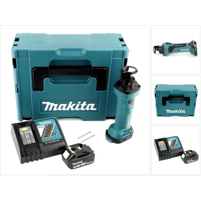 Afbeelding van Makita DCO 180 RT1J accusnijder 18V + 1x accu 5.0Ah lader Makpac
