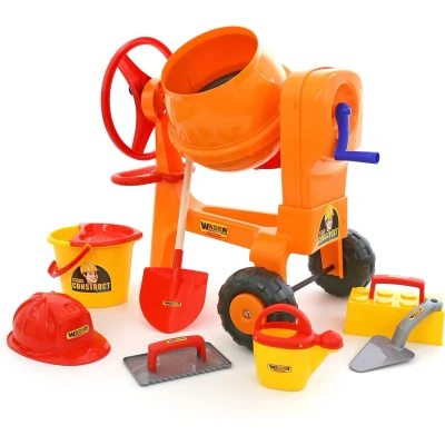 Afbeelding van Cavallino Betonmolen met Accessoires, 9dlg.