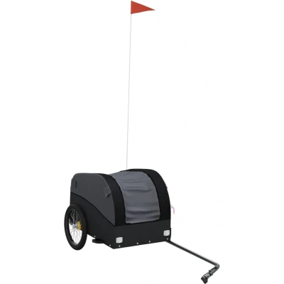 Afbeelding van Fietstrailer 30 kg ijzer zwart