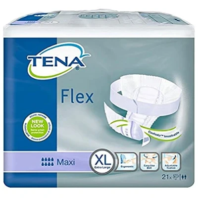 Afbeelding van Tena Flex Maxi Extra Large 21 stuks Incontinentie luiers